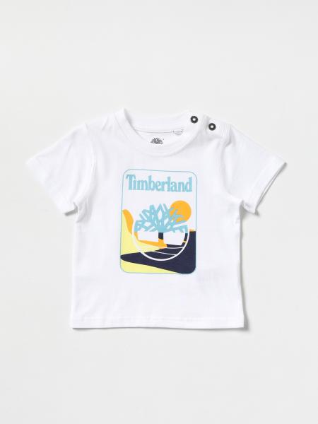 T-shirt Timberland in cotone con stampa grafica