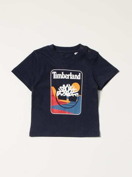 T-shirt Timberland in cotone con stampa grafica