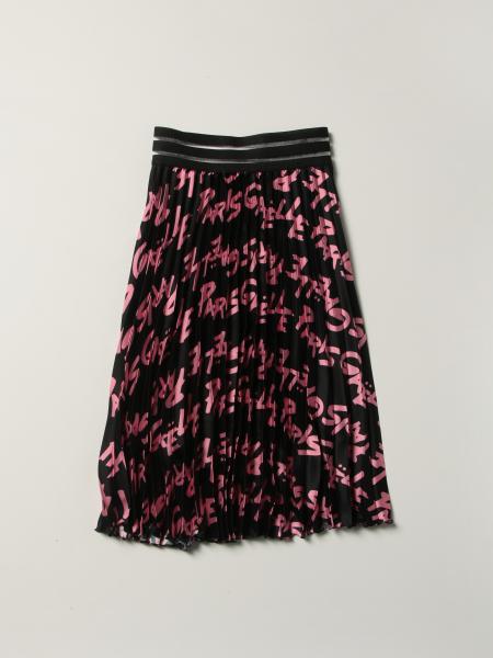 Gaëlle Paris long skirt with all over logo