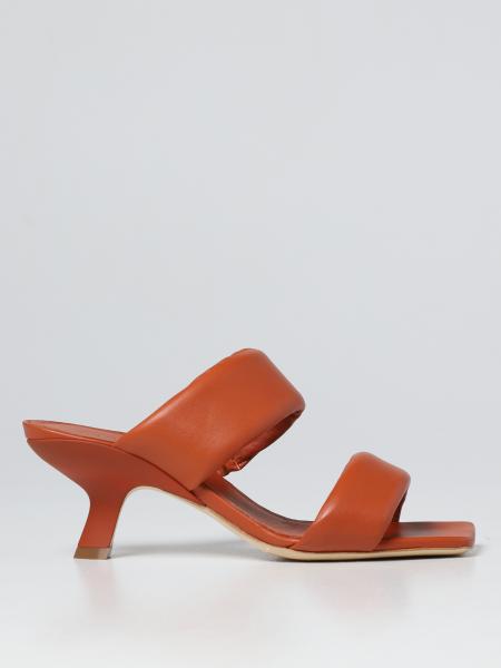 Mule with heel Betty Vic Matiè in leather