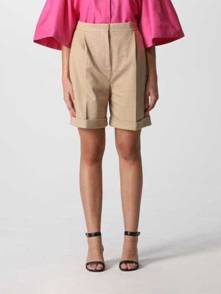 Max Mara women: Max Mara cotton blend Bermuda shorts