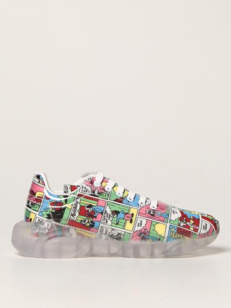 Moschino women: Moschino Couture trainers with Teddy sole