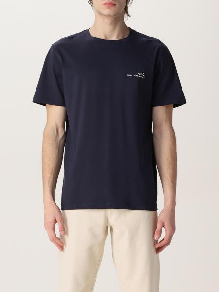 A.p.c. men: A.p.c. T-shirt in cotton with logo
