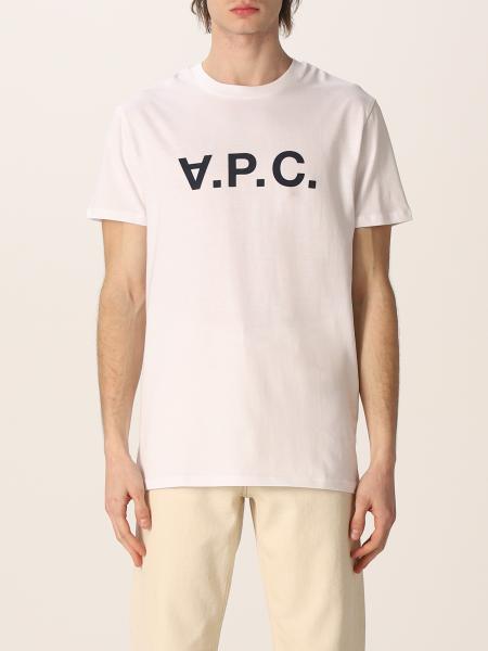 A.p.c. men: A.p.c. T-shirt in cotton with logo