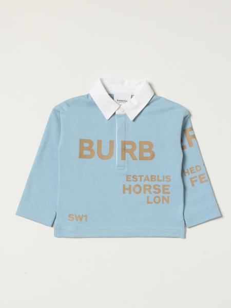 Burberry cotton polo with Horseferry print