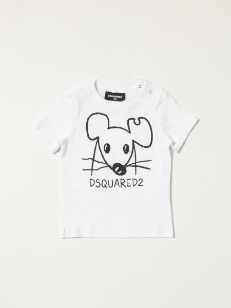 T-shirt Dsquared2 Junior con stampa topolino