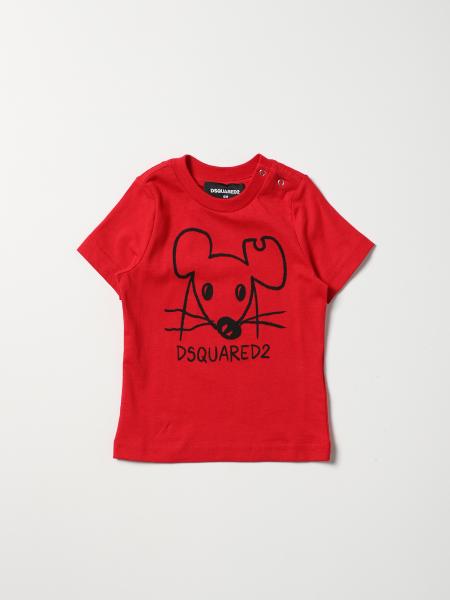 T-shirt Dsquared2 Junior con stampa topolino