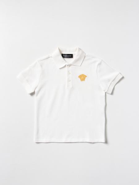 Young Versace kids: Versace Young polo shirt with medusa head