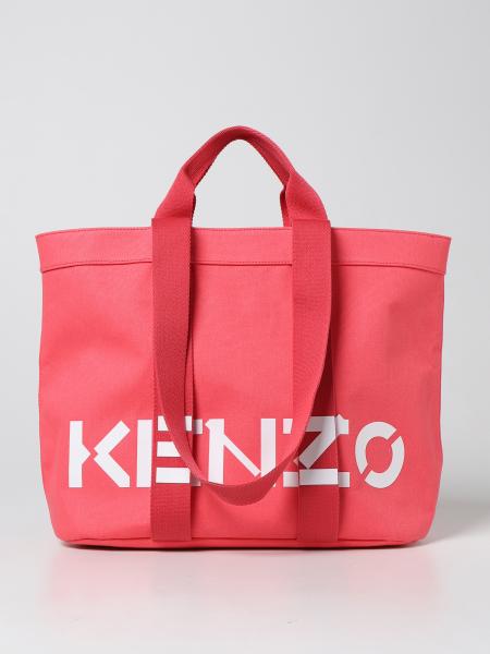 Borse tote borsa tote kenzo in tela con logo Kenzo - Giglio.com