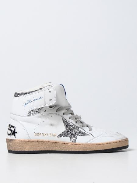 Sky Star Golden Goose trainers in leather