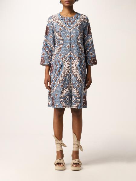 S Max Mara patterned mini dress