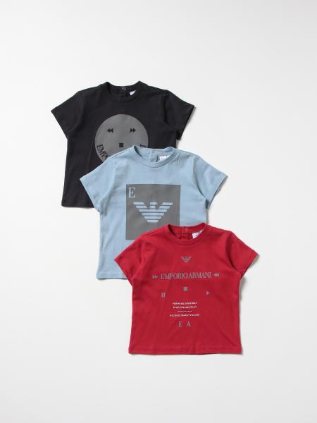 Set of 3 Emporio Armani t-shirts with logo
