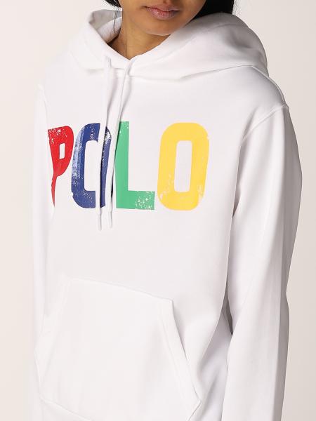 POLO RALPH LAUREN: Sudadera mujer - Blanco | Sudadera Polo Ralph Lauren  211856647 GIGLIO.COM