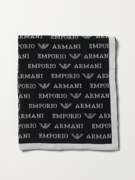 Accessori bimbi Emporio Armani: Coperta Emporio Armani in lana seta e cashmere