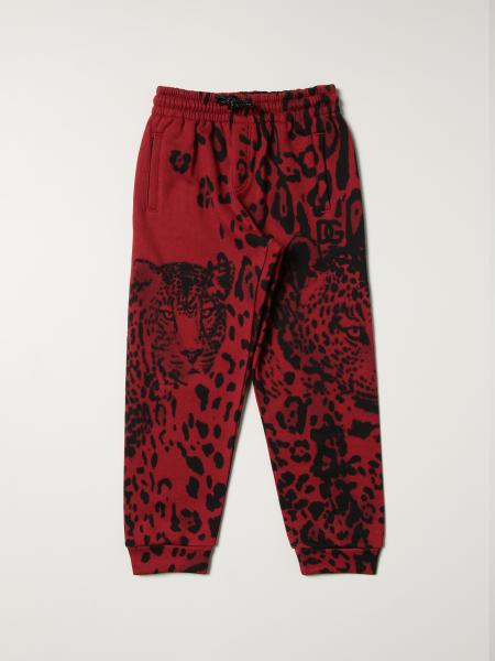 Dolce & Gabbana jogging trousers with animalier print