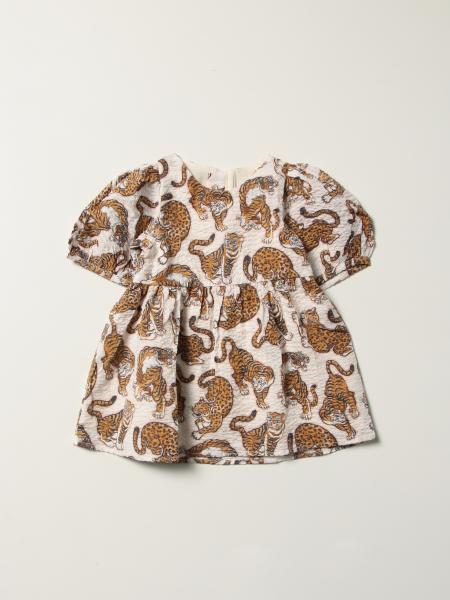 Kenzo Junior dress with all-over Tiger logo