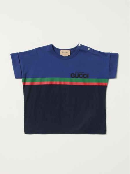T-shirt Gucci in cotone con dettaglio Web