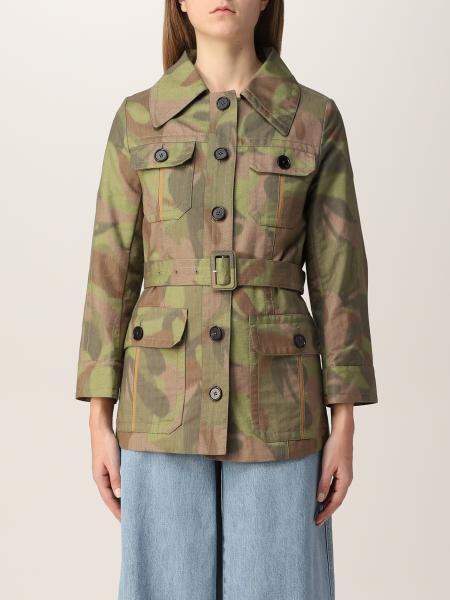 Giacca in misto cotone camouflage Giglio.com Donna Abbigliamento Cappotti e giubbotti Giacche Giacche militari 