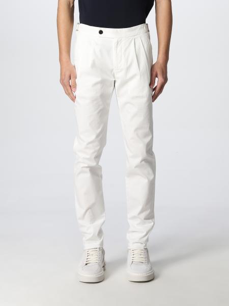 Eleventy: Eleventy slim trousers in cotton