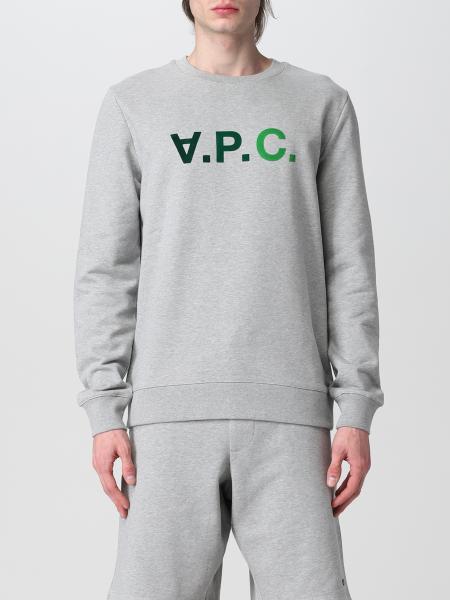A.p.c. men: jumper A.p.c. in cotton with logo