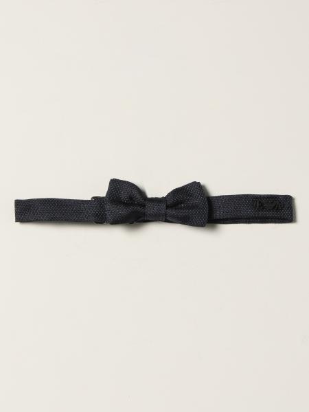 Emporio Armani bow tie with micro texture