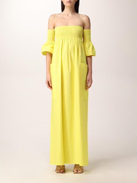 Semicouture: Semicouture long dress in cotton