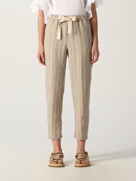 Semicouture: Semicouture cropped pants in viscose blend