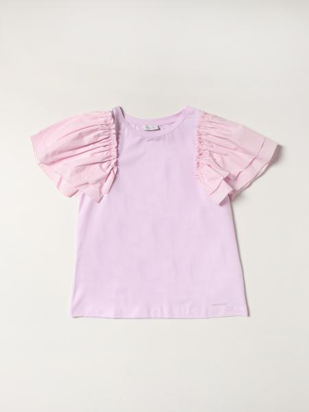 Monnalisa T-shirt with wide sleeves