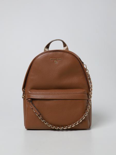 Michael Michael Kors Medium Slater Pebbled Backpack - Brown