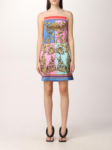 Versace Jeans Couture dress with baroque pattern