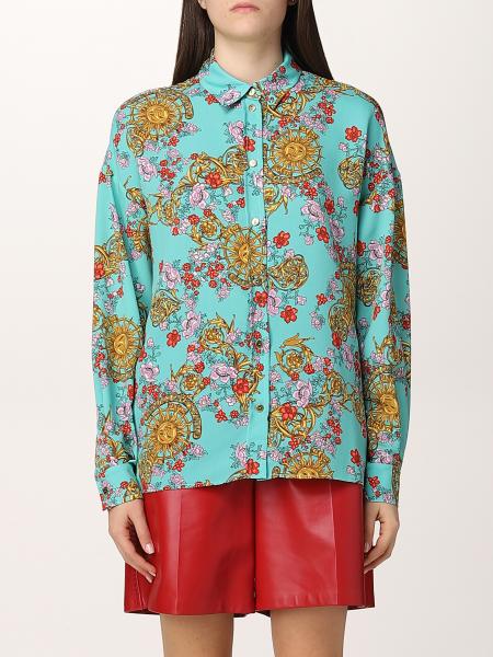 Camicia Versace Jeans Couture con stampa barocca floreale