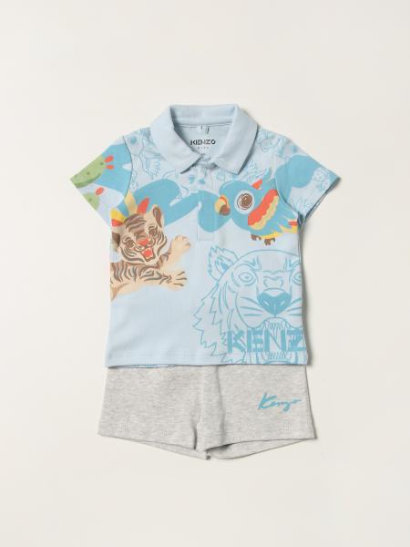 Abbigliamento neonato Kenzo: Set polo + pantaloncino jogging Kenzo Junior