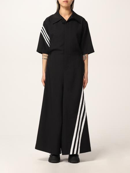 Y-3 long jumpsuit with striped print