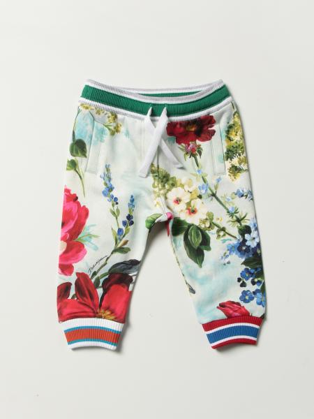 Dolce & Gabbana jersey jogging pants with garden print