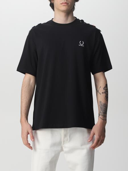 FRED PERRY BY RAF SIMONS: t-shirt for man - Black | Fred Perry By