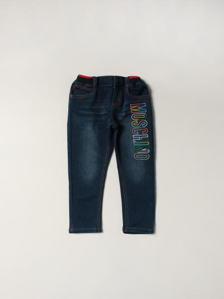 MOSCHINO BABY: Pants kids - Denim 