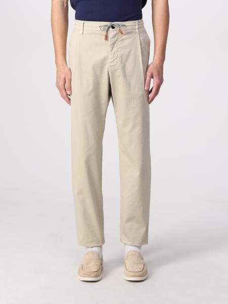Eleventy: Eleventy trousers in stretch cotton