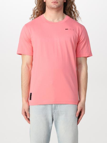 McQ men's clothing: McQ cotton blend t-shirt with logo