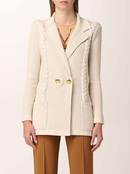 Elisabetta Franchi cardigan with knitted lapels