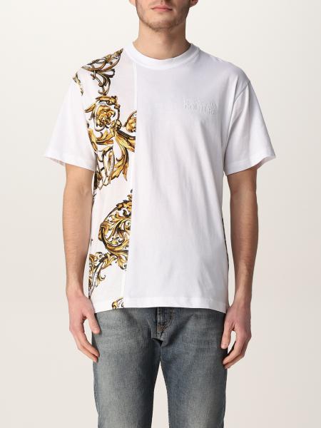 VERSACE JEANS COUTURE: Regalia Baroque t-shirt in cotton - White ...