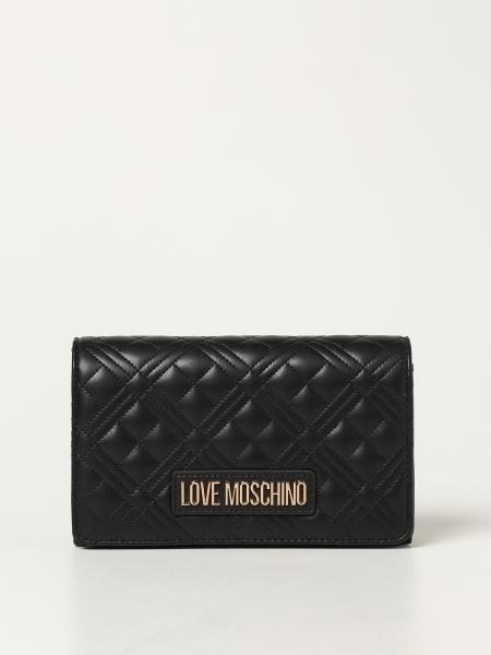 Love Moschino: Love Moschino crossbody bag in quilted synthetic nappa leather