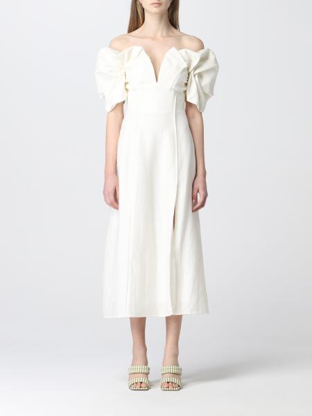 CULT GAIA: dress for woman - Yellow Cream | Cult Gaia dress DR2003FL ...