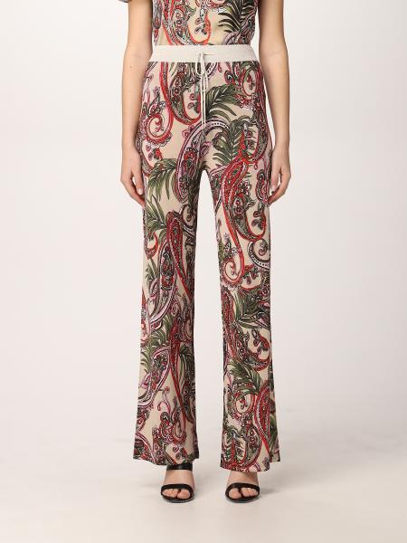 Liu Jo: Liu Jo jogging trousers with floral animalier pattern
