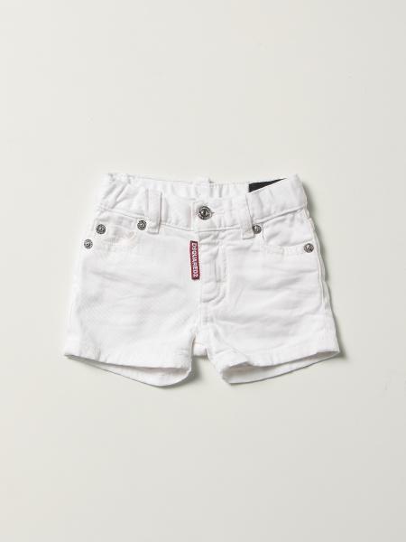 Dsquared2 Junior: Dsquared2 Junior 5-pocket denim shorts with logo