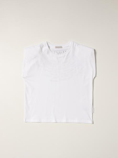 MONCLER: basic T-shirt with back print - White | Moncler t-shirt ...