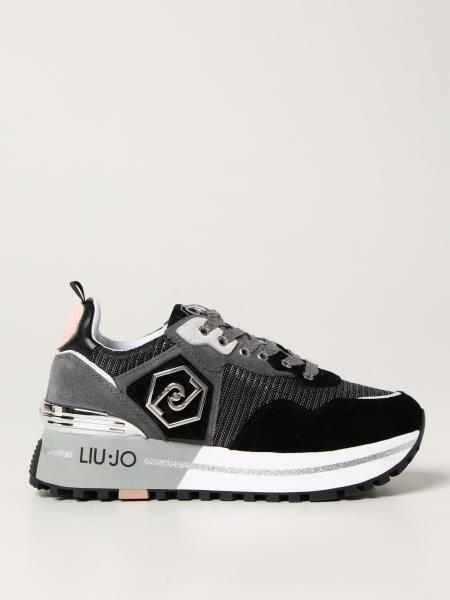 sneakers black gray glitter BS606-37 EU 37 women's shoes LIU JO 7 