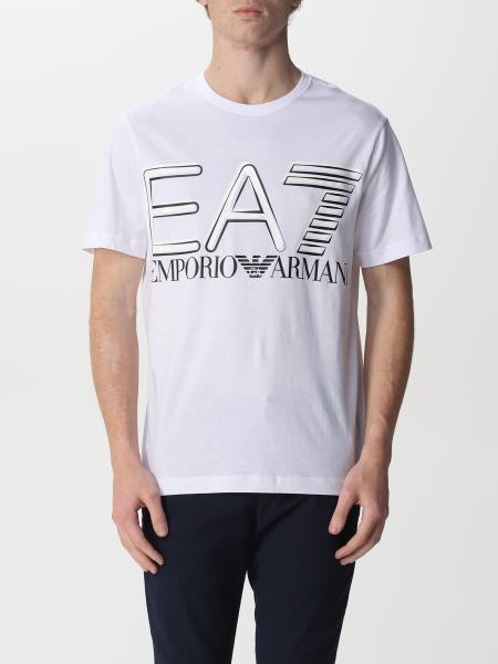 Tilbud Jeg har en engelskundervisning Kontinent EA7: T-shirt with logo - White | Ea7 t-shirt 3LPT20PJFFZ online on  GIGLIO.COM