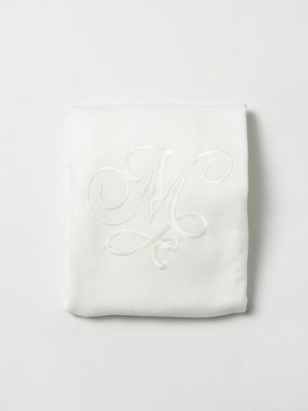 Monnalisa cotton blanket with logo