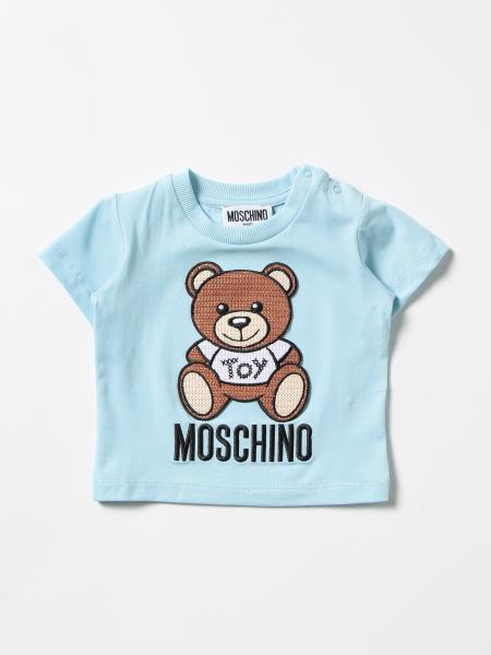 T-shirt Teddy Moschino Baby in cotone