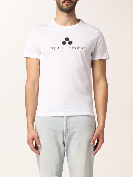 Peuterey men's clothing: Peuterey cotton t-shirt with logo